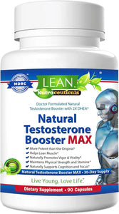 Testosterone Booster for Men over 50, Max Male Test Enhancing Pill, Libido Muscle Growth Super Workout Energy Supplement, Tongkat Ali, Tribulus, Maca Root, Horny Goat Weed, DHEA, Boron 90 Capsules