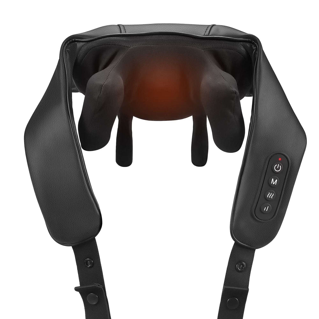 Cordless Neck Shoulder Massager with Soothing Heat, Upgarded 6D Deep Tissue Kneading, Shiatsu Back Massager Pillow for Neck, Traps, Back, Gifts for Men Women Mom Dad