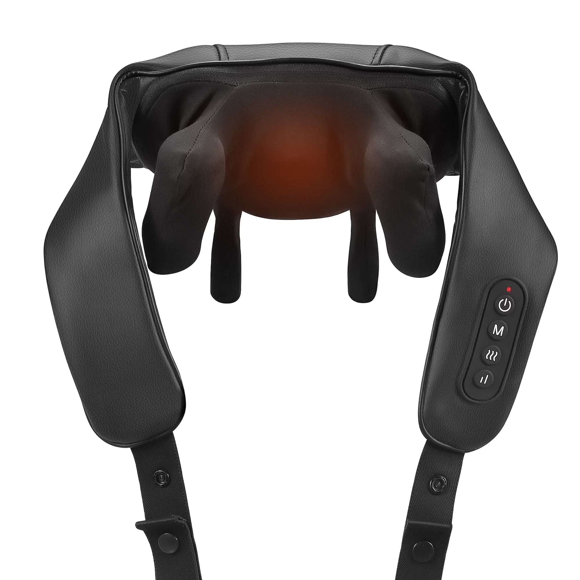 Cordless Neck Shoulder Massager with Soothing Heat, Upgarded 6D Deep Tissue Kneading, Shiatsu Back Massager Pillow for Neck, Traps, Back, Gifts for Men Women Mom Dad