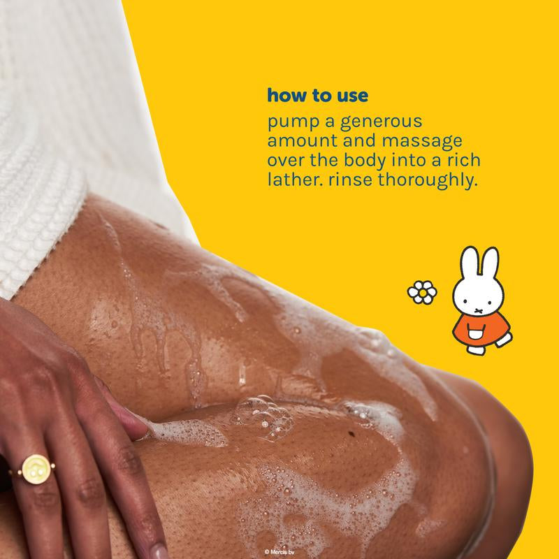 The Crème Shop X Miffy Sweet Wonder Collection Hydrating Body Lotion & Shower Gel Bundle with Hyaluronic Acid Vitamin C Gentle Nourishing Strawberry Fragrance Cream Moisturizing Set Daily Moisturize Moisturizer Moisture