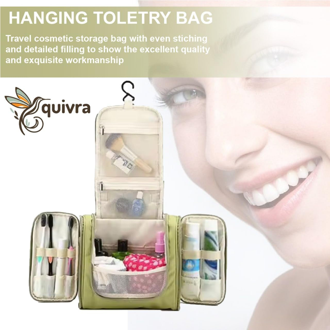 Travel Toiletry Bag - Cosmetic Bag - Make up Bag - Personal Item Travel Bag - Travel Essentials for Women - Toiletry Bag for Women - Travel Makeup Bag - Barber Bag - Cosmetic Travel Bag