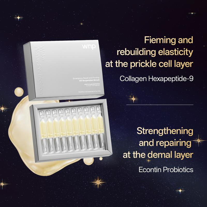 [WNP Official] WNP Holiday Skin Revival | Cleanser + Toner + HA Serum + Oil Serum + Eye Cream + Collagen Mask + Christmas Warm Set | 4D Hyaluronic Acid, Ceramides, Peptides, Centella Asiatica Extract, Collagen | Hydrating Skin | Gift of Choice