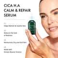 CICA H.A Calm & Repair Serum | Reducing Discomfortable and Sensitivity Face Serum | Hydrating & Replenishing Facial Skin Care Product | Providing Relief from Redness Serum 1.01 Fl.Oz