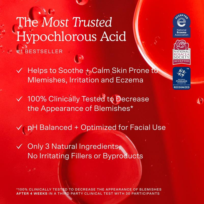 Tower 28 Beauty SOS 1-2-3 Starter Kit - Mini Balancing Gel Cleanser, SOS Hypochlorous Acid Spray, and Moisturizing Cream, Daily Barrier Recovery for Sensitive Skin Care