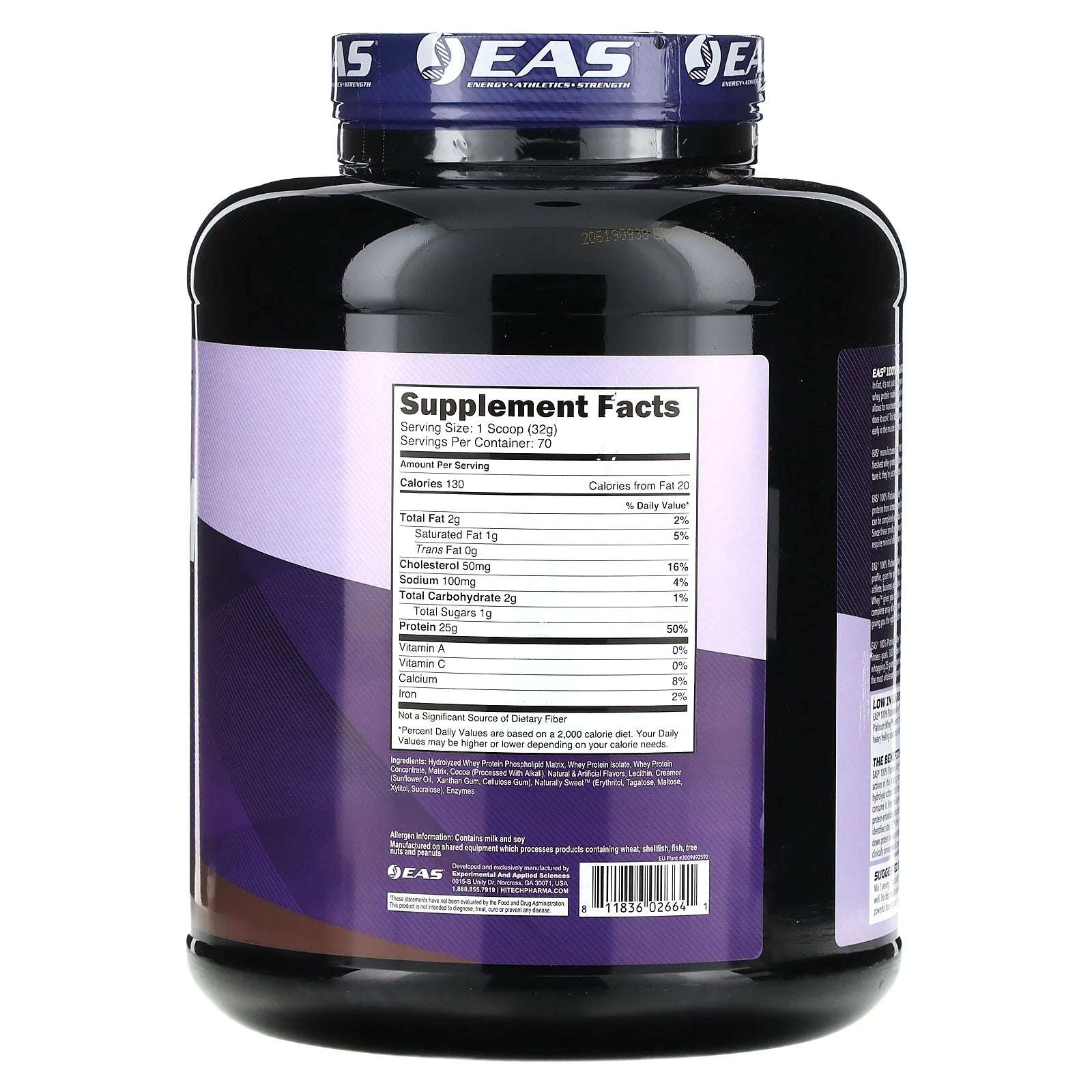 100% Platinum Whey Powder - 25G Protein, anti Catabolic, 5.5G Bcaas - 5Lb Chocolate Ice Cream
