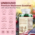 Unbound Turkey Tail Mushroom Gummies for Cognitive Functioning, Improve Sleep, Boost Immunity
