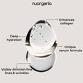 Nuorganic Face Lifting Serum | Anti-Aging Skincare for Skin Repair, Hyaluronic Acid, Vitamin C, All in One Serum for Fine Lines and Wrinkles, Organic Ingredients