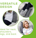 Shiatsu Back and Neck Massager | Kneading Deep Tissue Massage Pillow with Heat | Shiatsu Massager for Neck, Shoulders, Lower Back, Legs | Portable Massage Cushion with Optional Heat, MG134