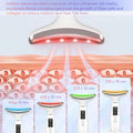 Facial and Neck Beauty Device, Skin Care Face Massager, Multifunctional 6 in 1 Light Therapy Face Sculpting Tool with Vibration, Thermal, Cooling, Microcurrent for Skin Care Routine at Home