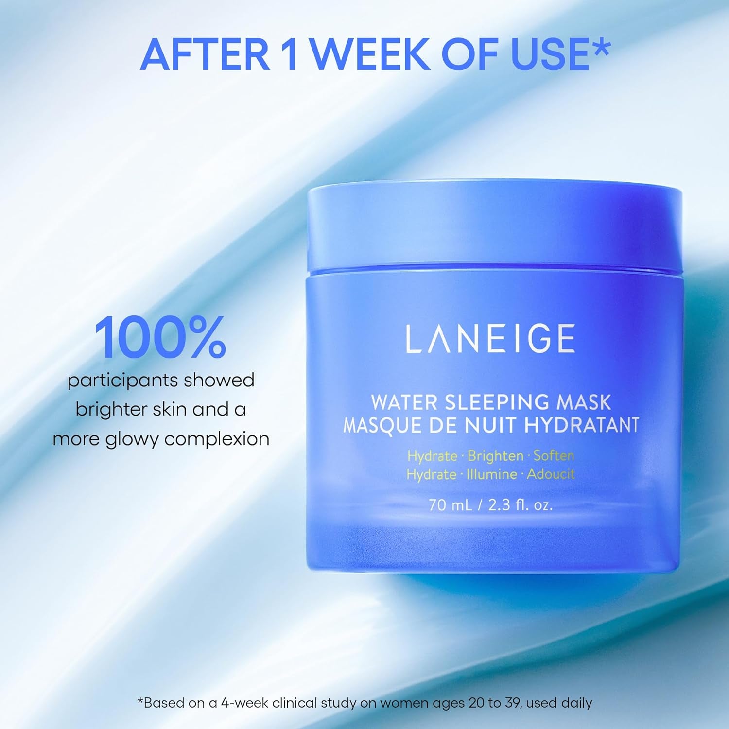 Water Bank Blue Hyaluronic Cream Moisturizer: Hydrating Korean Face Cream with Squalane & Ceramide for Skin Barrier Support, Dermatologist-Tested