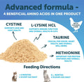 L Lysine for Cats Lysine Powder Supplement 900Mg Serving Immune Support For