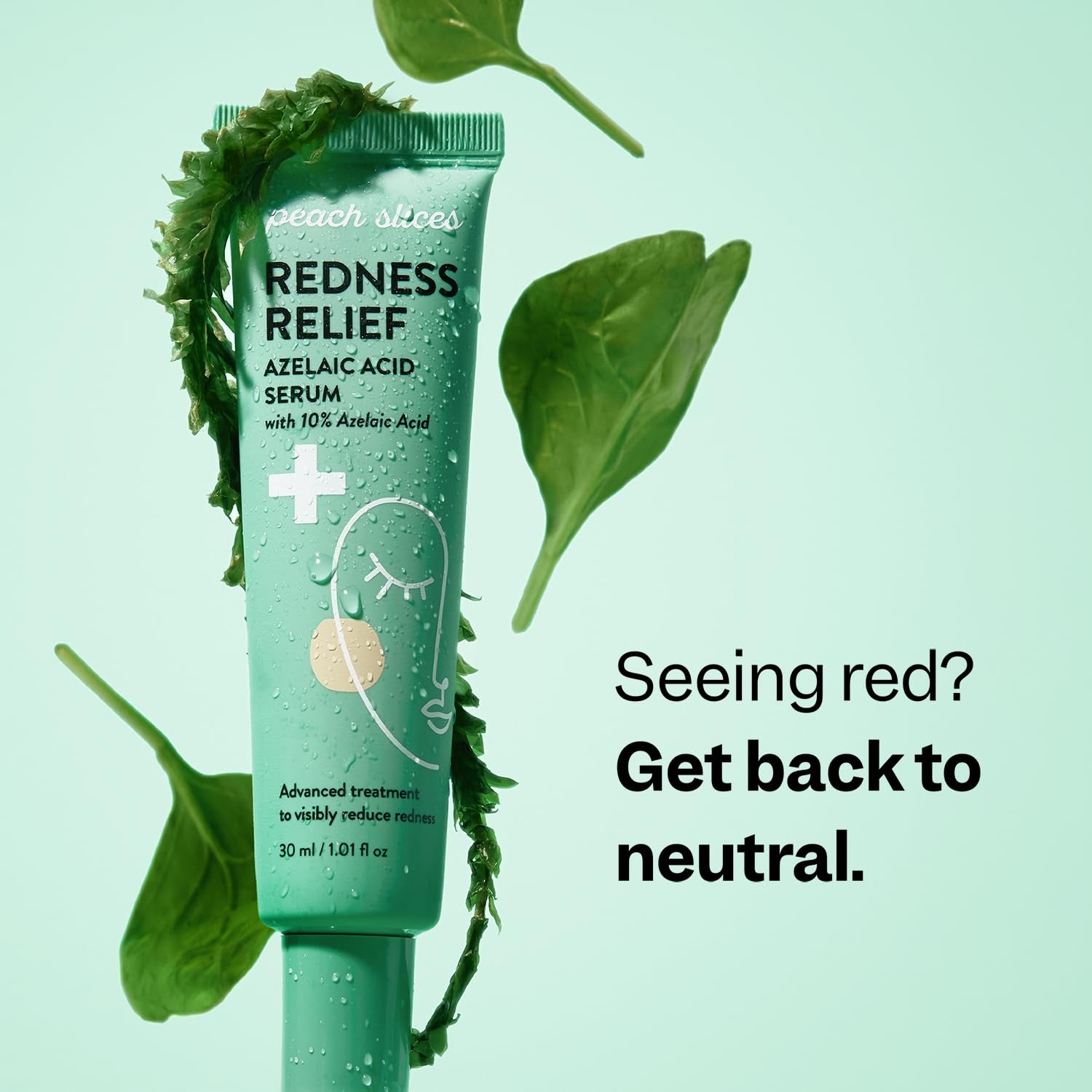 - Redness Relief 10% Azelaic Acid Serum (1.01 Oz) - Advanced Skincare - Includes Panthenol, Cica, Algae - Vegan, Cruelty-Free, Korean Skincare & Beauty