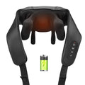 Cordless Neck Shoulder Massager with Soothing Heat, Upgarded 6D Deep Tissue Kneading, Shiatsu Back Massager Pillow for Neck, Traps, Back, Gifts for Men Women Mom Dad