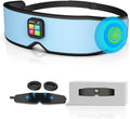 Sleep Headphones 2024 New Sleep Mask Comfortable & Adjustable Sleeping Mask, Zero Eye Pressure,Side Sleepers Sleep Mask with Bluetooth Headphones Ultra-Thin Stereo Speakers Perfect for Sleeping（Skyb）