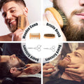 Beard Care Christmas Gifts Kit for Men, Beard Mustache Grooming Kit-Beard Balm, Beard Wash, Beard Oil, Brush, Scissors, Birthday Anniversary Thanksgiving Gifts for Husband/Boyfriend/Dad/Him