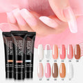 ROSALIND Manicure Extended Glue 15ml UV phototherapy poly nail gel in multiple solid colors with quick building formula
