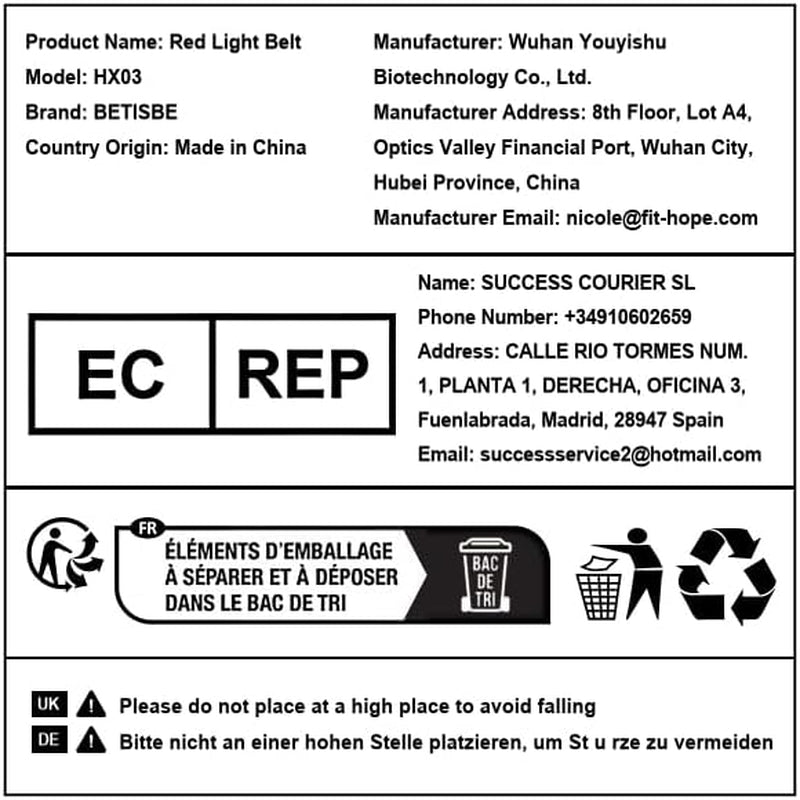120 Leds Red Light Therapy Belt with 5 Levels Vibration Massage, Pulsed Controller Infrared Light Therapy Wrap for Body Waist Back Muscle Pain Relief, Improve Healing,Black