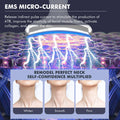 Facial and Neck Beauty Device, Skin Care Face Massager, Multifunctional 6 in 1 Light Therapy Face Sculpting Tool with Vibration, Thermal, Cooling, Microcurrent for Skin Care Routine at Home