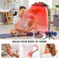 Red Light Therapy, 660Nm & 850Nm & 940Nm Infrared Light Therapy with Stand, Height Adjustable & Angle Adjustable & Timer, 32W 180Leds Infrared Light Therapy for Body (Black