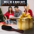 Boar Bristle Beard Brush for Men – 9 Soft Boar Bristle Hair Brush for Slick Back Beards & Mustaches – Ergonomic Handle Non Slip Grip Durable Design Thoughtful Gift for Grooming Enthusiasts
