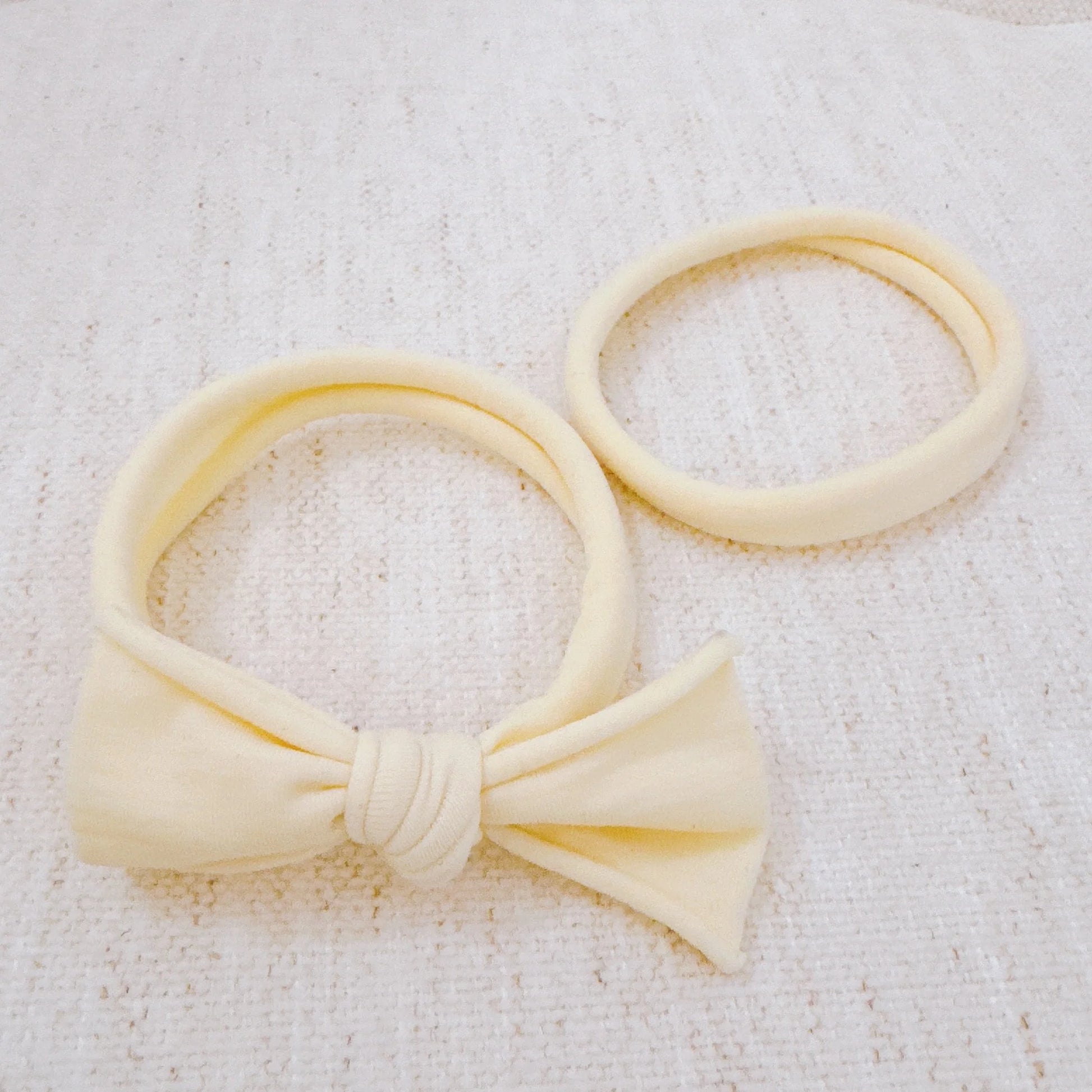 Jersey Bow Hair Ties Set of 2