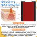 2025 New Dual Wavelength LED Beads 660Nm&850Nm Red Light Therapy Mat Full Body Used to Relieve Pain 73''X 33''