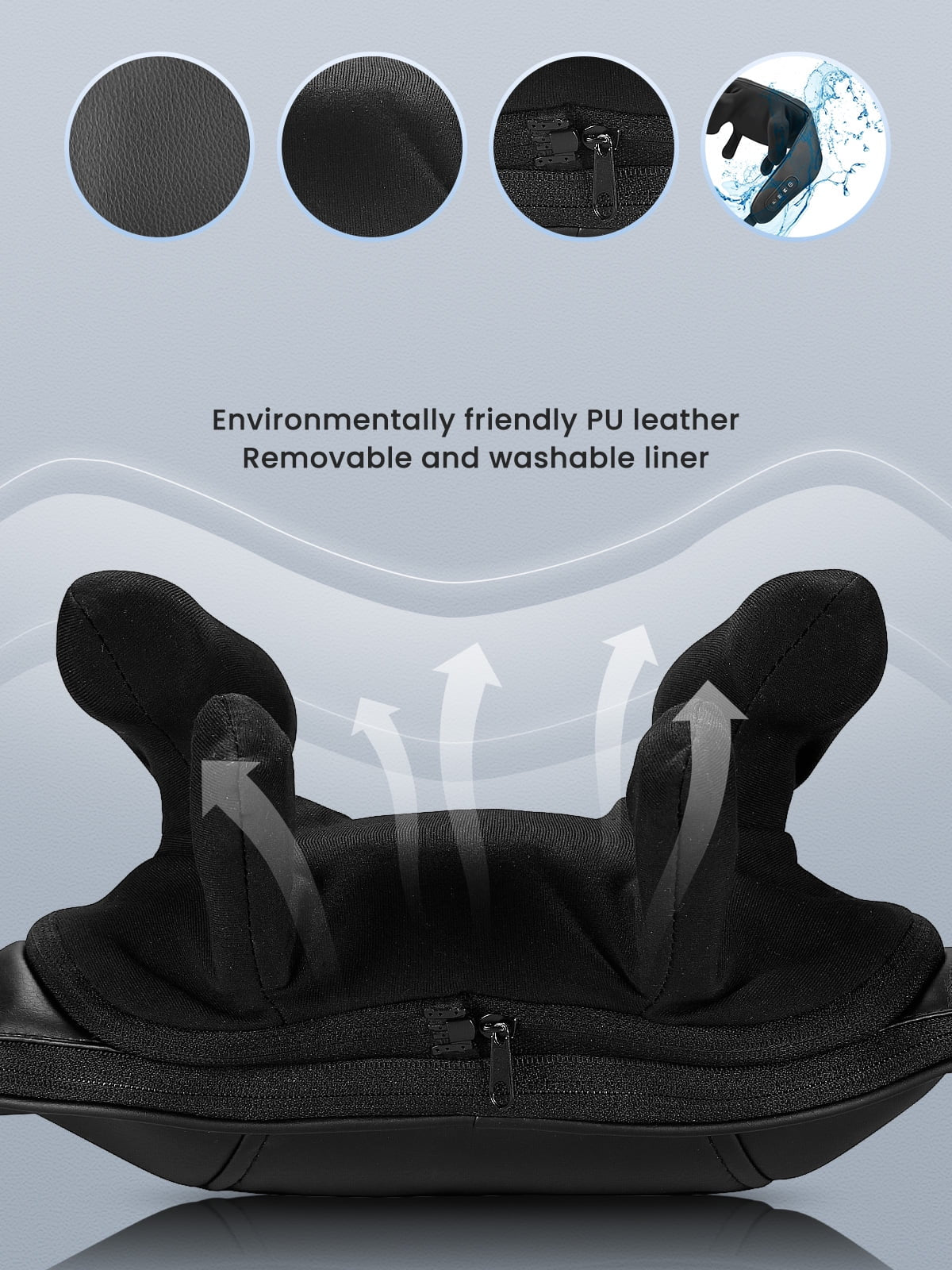 Cordless Neck Shoulder Massager with Soothing Heat, Upgarded 6D Deep Tissue Kneading, Shiatsu Back Massager Pillow for Neck, Traps, Back, Gifts for Men Women Mom Dad