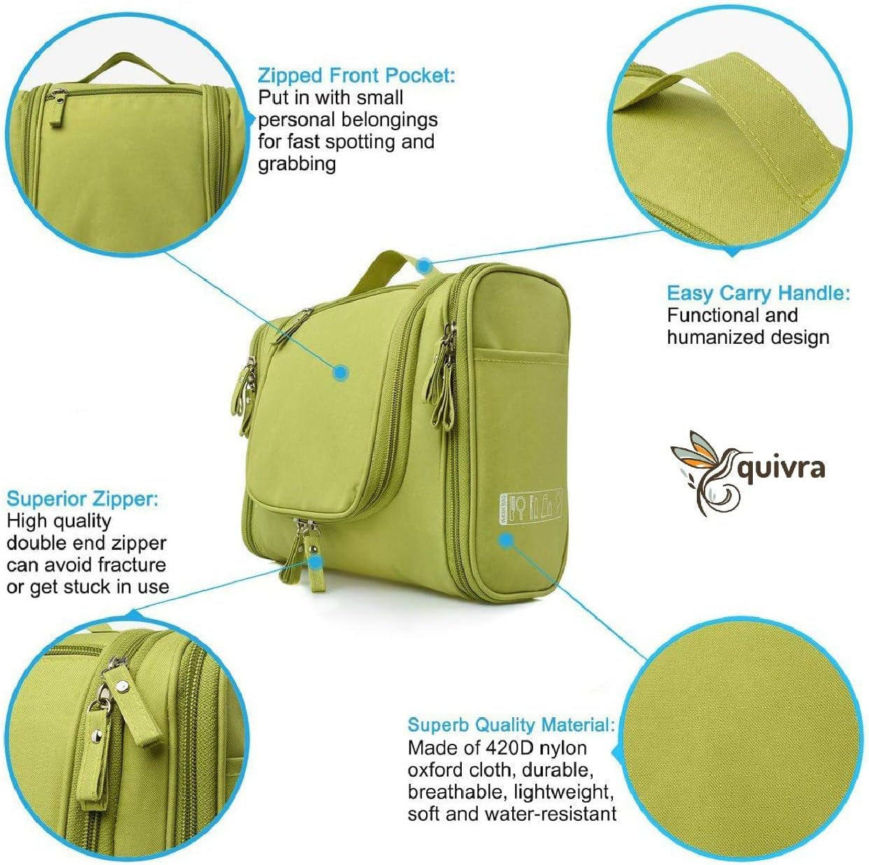 Travel Toiletry Bag - Cosmetic Bag - Make up Bag - Personal Item Travel Bag - Travel Essentials for Women - Toiletry Bag for Women - Travel Makeup Bag - Barber Bag - Cosmetic Travel Bag