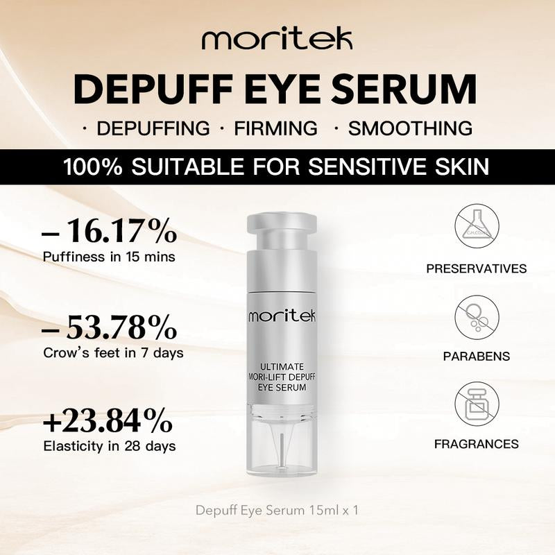 [New Launch] Moritek Ultimate Mori-Lift Depuff Eye Serum｜Skincare, Reduces Wrinkles in 30 Sec, 15 Min Eliminates Eye Bags