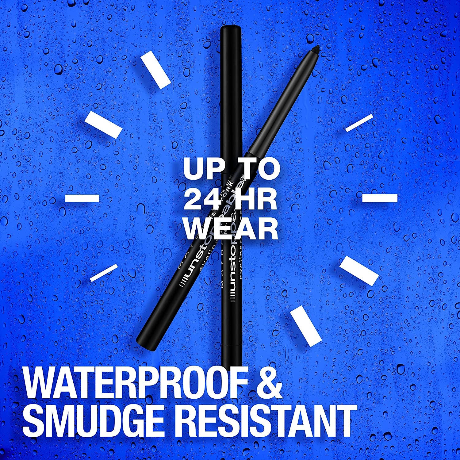 Unstoppable Waterproof Mechanical Brown Eyeliner Pencil, Easy to Apply, Smooth Glide, up to 24 Hour Wear, Espresso