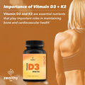 Zealthy Life Vitamin D3 with K2 60 Capsules
