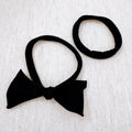 Jersey Bow Hair Ties Set of 2