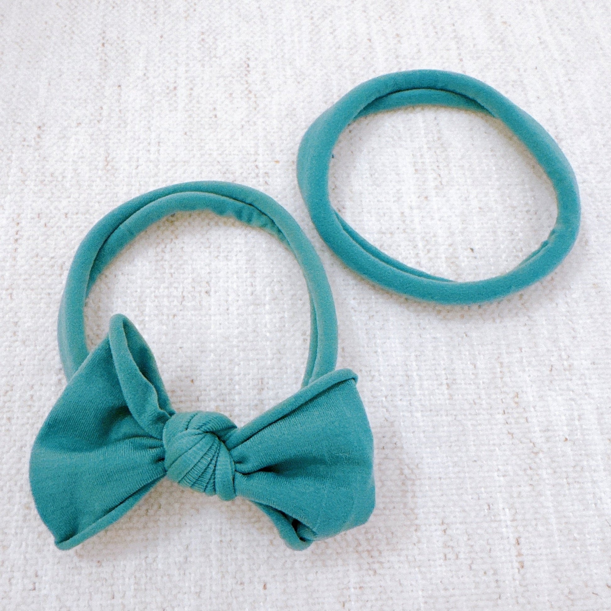 Jersey Bow Hair Ties Set of 2