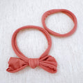 Jersey Bow Hair Ties Set of 2