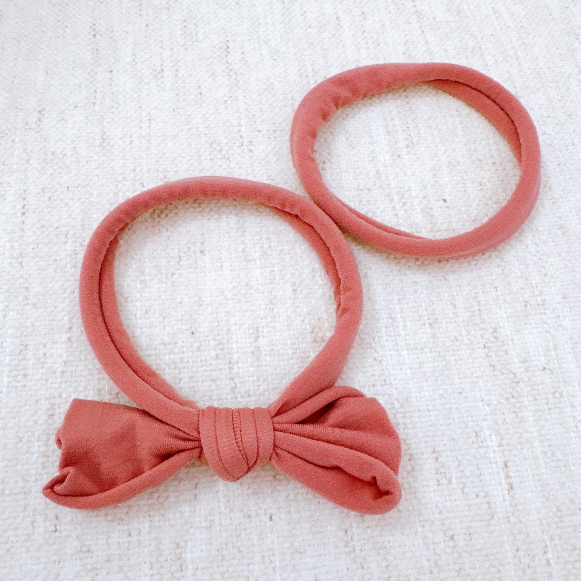 Jersey Bow Hair Ties Set of 2