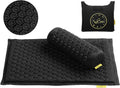 Acupressure Mat and Pillow Set | Acupuncture Mat for Back and Neck Pain Relief | Pranamat Inspired Accupressure Mats for Stress, Sciatic Pain, Feet Massage | Eco-Friendly Travel Bag Included