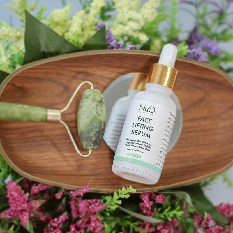 Nuorganic Face Lifting Serum | Anti-Aging Skincare for Skin Repair, Hyaluronic Acid, Vitamin C, All in One Serum for Fine Lines and Wrinkles, Organic Ingredients