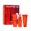 Tower 28 Beauty SOS 1-2-3 Starter Kit - Mini Balancing Gel Cleanser, SOS Hypochlorous Acid Spray, and Moisturizing Cream, Daily Barrier Recovery for Sensitive Skin Care