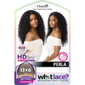 What Lace 13X6 Wigs - Perla Lacefrontal Hand Tied Glueless Synthetic with Natural Density Preplucked Hairline (BALAYAGEHAZELNUT)