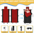 2025 New Dual Wavelength LED Beads 660Nm&850Nm Red Light Therapy Mat Full Body Used to Relieve Pain 73''X 33''