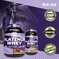 100% Platinum Whey Powder - 25G Protein, anti Catabolic, 5.5G Bcaas - 5Lb Chocolate Ice Cream