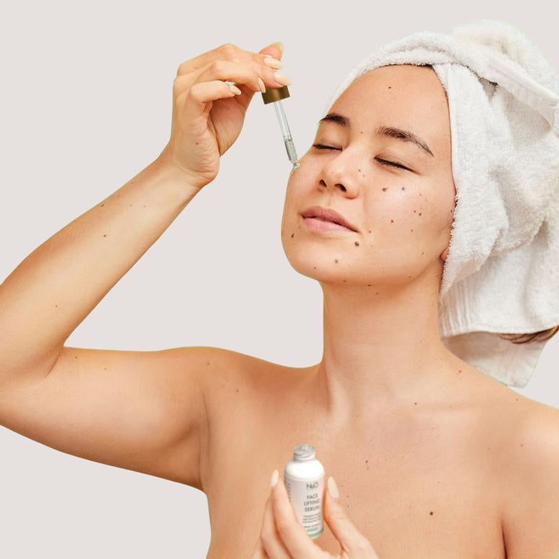 Nuorganic Face Lifting Serum | Anti-Aging Skincare for Skin Repair, Hyaluronic Acid, Vitamin C, All in One Serum for Fine Lines and Wrinkles, Organic Ingredients