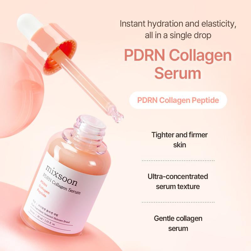 [Mixsoon] PDRN Collagen Anti-Aging Set | Collagen Cleansing Balm+Pdrn Collagen Gel Cleanser+Pdrn Collagen Eye Serum+Collagen Toner Pad+Pdrn Collagen Serum+Pdrn Collagen Cream