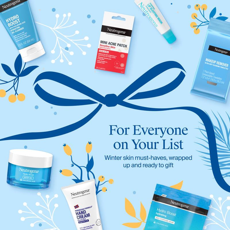 Neutrogena 7 Days of Skincare Advent Calendar Gift Set with 7 Items Including Hydro Boost Water Gel & Moisturizing Face Mask, Skincare Holiday Set