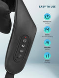 Cordless Neck Shoulder Massager with Soothing Heat, Upgarded 6D Deep Tissue Kneading, Shiatsu Back Massager Pillow for Neck, Traps, Back, Gifts for Men Women Mom Dad