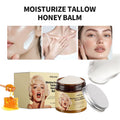 100G/3.5 0Z. Moisturize Tallow Honey Balm Whipped Beef Tallow and Manuka Honey Balm Moisturizer Body Lotion Skin Care&Lip Balm