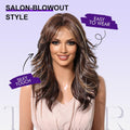 Short Brown Bob Wigs for Women Shoulder Length Brown Mixed Blonde Curly Wigs with Curtain Bangs Synthetic Heat Resistant Wigs for Daily Party Use 18IN