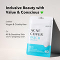 Acne Cover Patches, Eligible Hydrocolloid Pimple Patches for Face with Tea Tree Oil, Korean Skincare Zit Patches for Face | HSA Store Eligible Items | Vegan, Cruelty-Free
