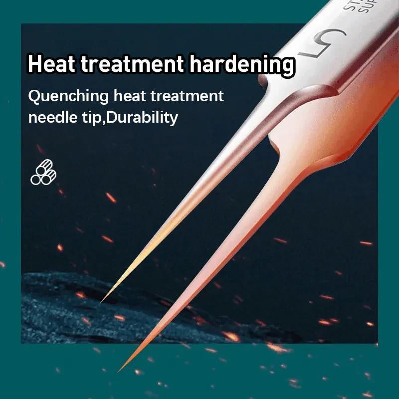 Acne Cleansing Tools 4-In-1 Blackhead & Pore Extractor Kit Gentle Face Care Tools for Smooth Clear Skin Ultra-Thin Flexible Stainless Steel Daily Use Safe for Sensitive Skin