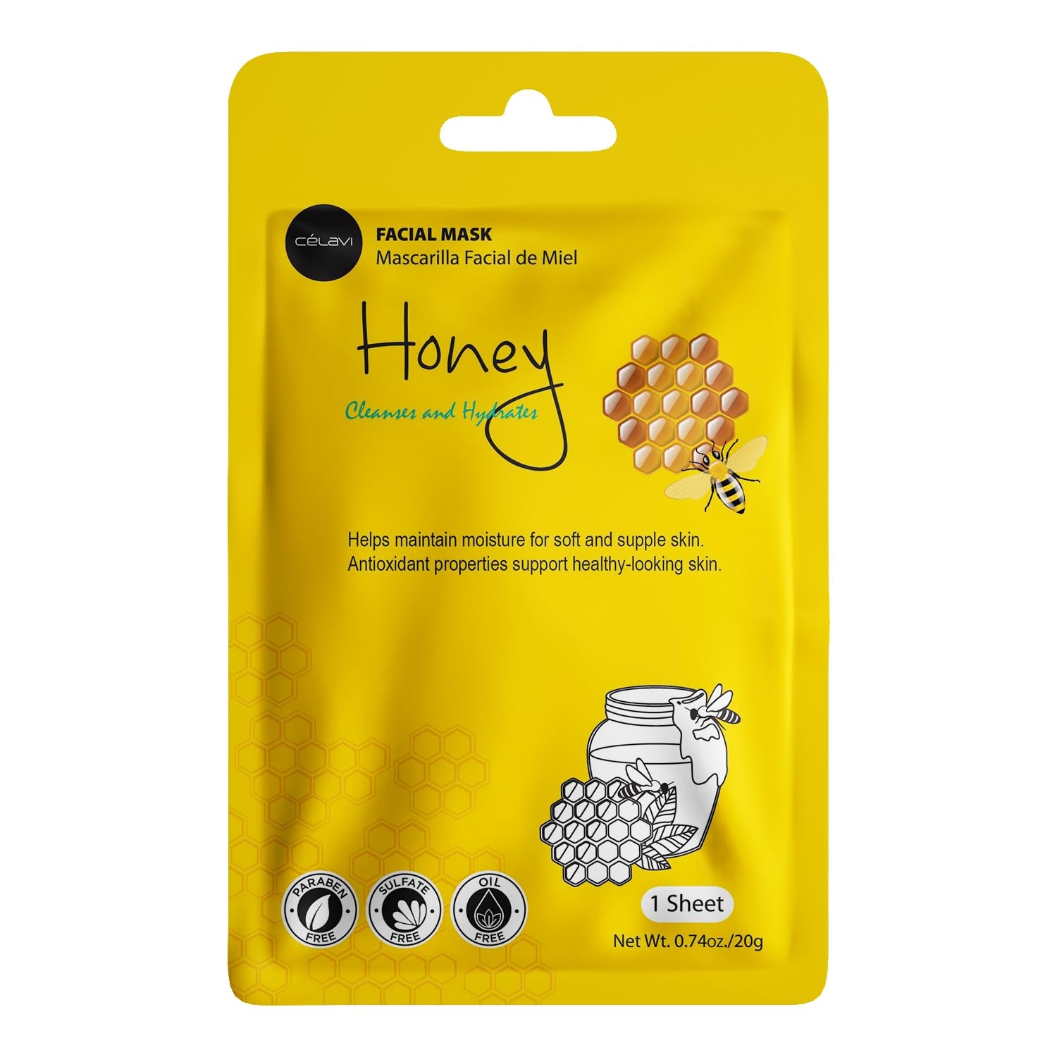 Essence Facial Face Mask Paper Sheet Korea Skin Care Moisturizing 12 Pack (Mix - 2 of Each)